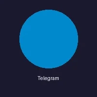 Telegram客服支持图标
